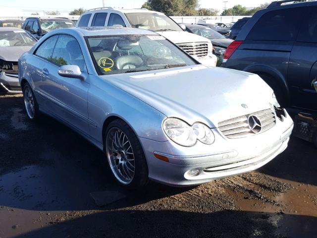 WDBTJ65J35F166014 - 2005 MERCEDES-BENZ CLK 320C BLUE photo 1