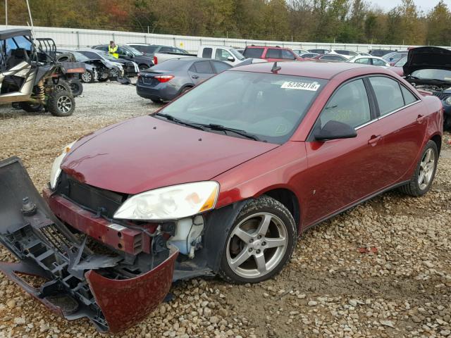 1G2ZH57N794161342 - 2009 PONTIAC G6 GT RED photo 2