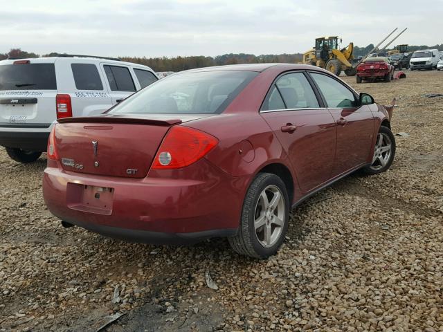 1G2ZH57N794161342 - 2009 PONTIAC G6 GT RED photo 4