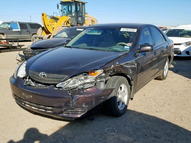4T1BE32K42U592570 - 2002 TOYOTA CAMRY LE BROWN photo 2