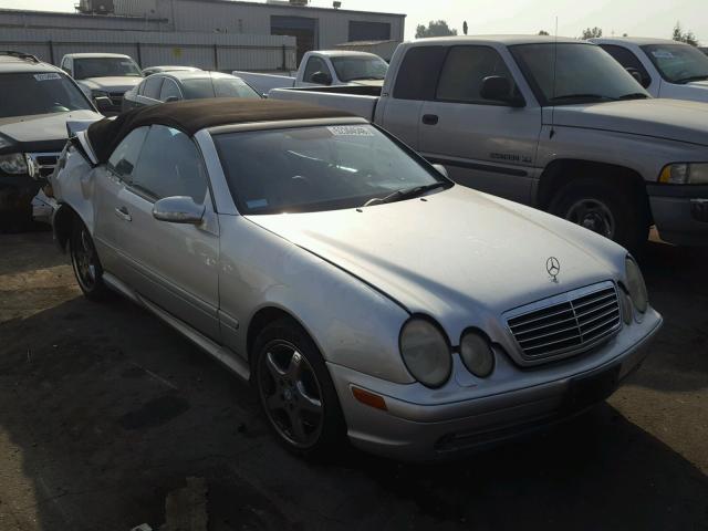 WDBLK74G72T106372 - 2002 MERCEDES-BENZ CLK 55 AMG SILVER photo 1