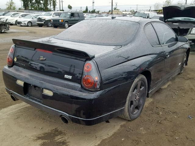 2G1WL16C769250934 - 2006 CHEVROLET MONTE CARL BLACK photo 4