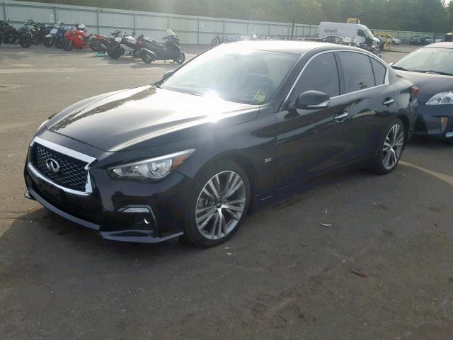 JN1EV7AR3JM439395 - 2018 INFINITI Q50 LUXE BLACK photo 2