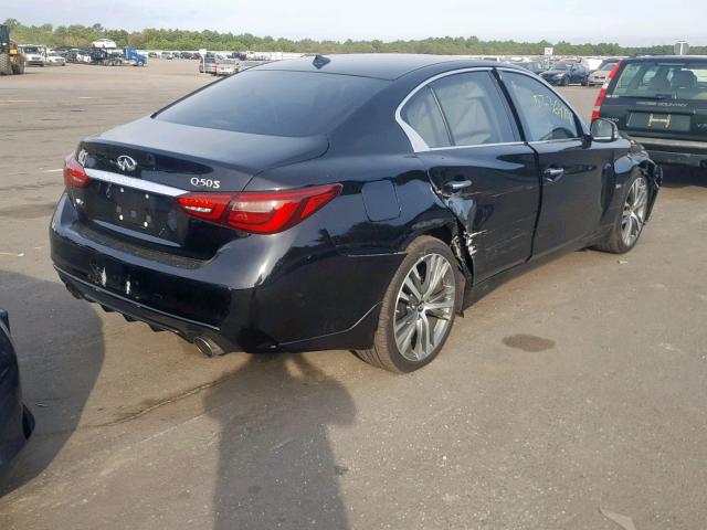 JN1EV7AR3JM439395 - 2018 INFINITI Q50 LUXE BLACK photo 4