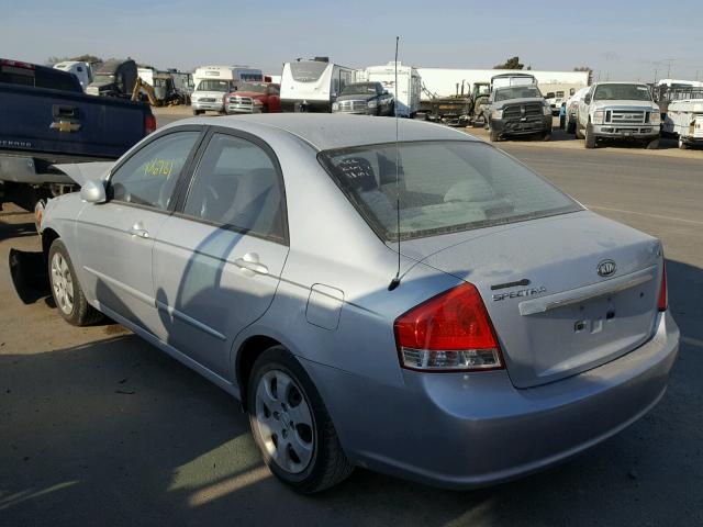 KNAFE122X75426742 - 2007 KIA SPECTRA EX SILVER photo 3