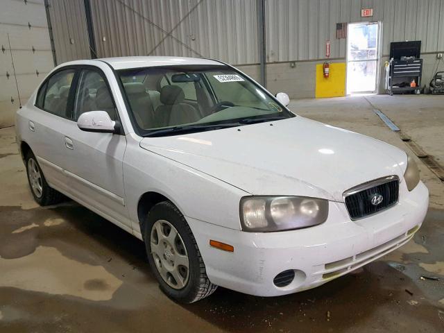 KMHDN45D63U645802 - 2003 HYUNDAI ELANTRA GL WHITE photo 1