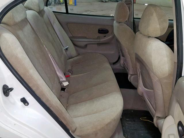 KMHDN45D63U645802 - 2003 HYUNDAI ELANTRA GL WHITE photo 6