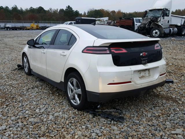 1G1RB6E44CU127730 - 2012 CHEVROLET VOLT WHITE photo 3