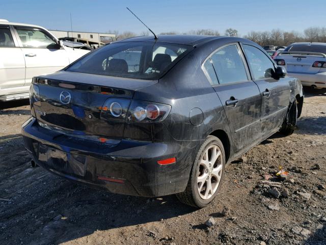 JM1BK32F581135177 - 2008 MAZDA 3 I BLACK photo 4