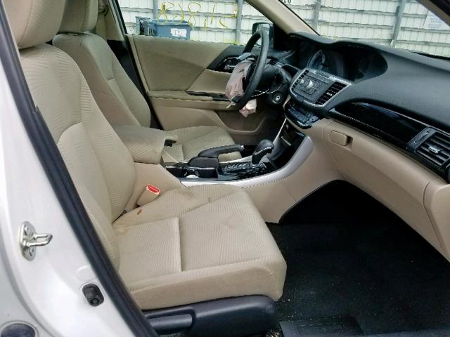 1HGCR2F43GA247396 - 2016 HONDA ACCORD LX WHITE photo 5