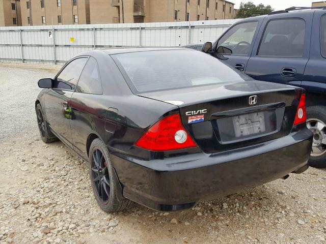 1HGEM22124L065823 - 2004 HONDA CIVIC DX V BLACK photo 3