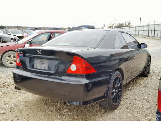 1HGEM22124L065823 - 2004 HONDA CIVIC DX V BLACK photo 4