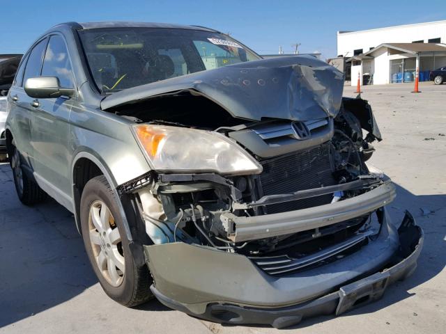 JHLRE38778C022375 - 2008 HONDA CR-V EXL GREEN photo 1