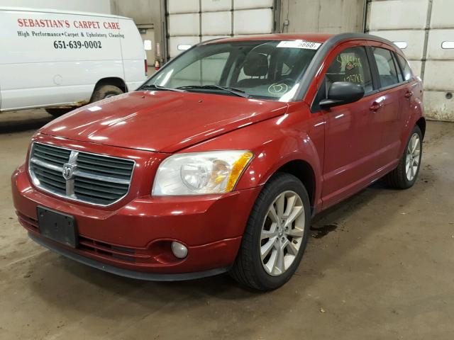 1B3CB4HA5AD543755 - 2010 DODGE CALIBER SX RED photo 2