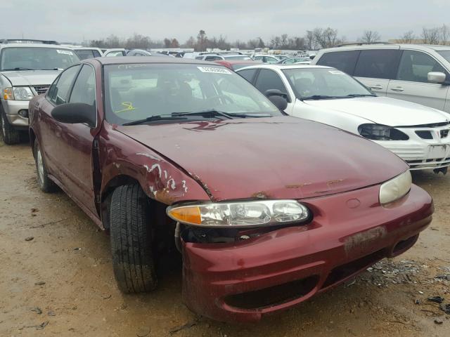 1G3NL52EX2C315960 - 2002 OLDSMOBILE ALERO GL MAROON photo 1