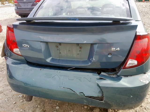 1G8AL55B46Z116576 - 2006 SATURN ION LEVEL GREEN photo 9