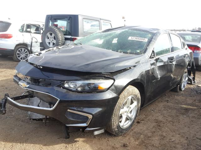 1G1ZB5ST2HF162946 - 2017 CHEVROLET MALIBU LS Qara foto 2
