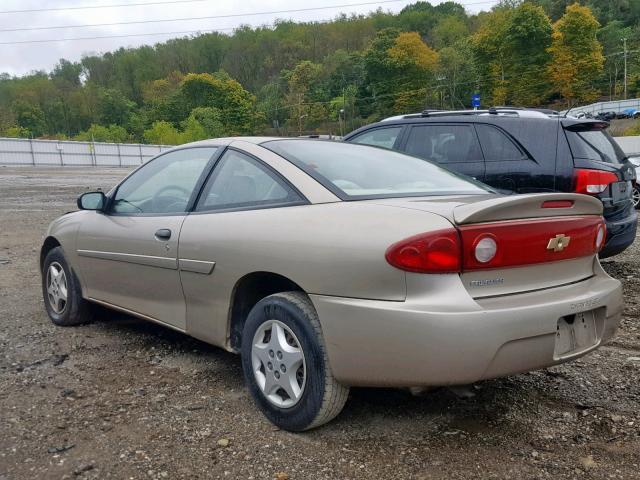 1G1JC12F347146546 - 2004 CHEVROLET CAVALIER GOLD photo 3