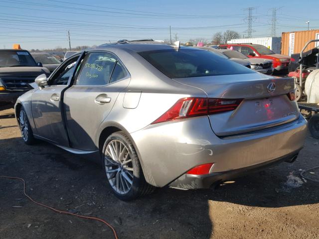 JTHCF1D21E5010610 - 2014 LEXUS IS 250 GRAY photo 3