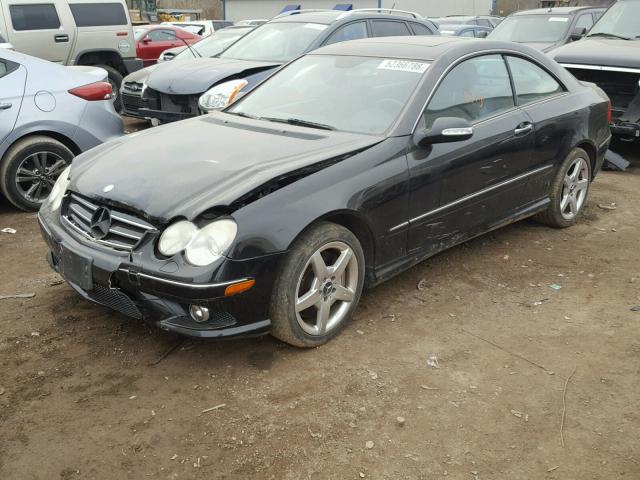 WDBTJ75H56F189931 - 2006 MERCEDES-BENZ CLK 500 BLACK photo 2