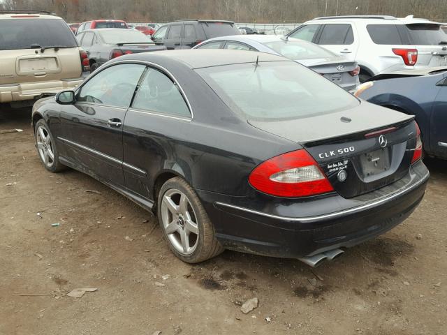 WDBTJ75H56F189931 - 2006 MERCEDES-BENZ CLK 500 BLACK photo 3