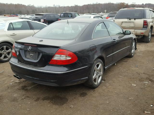 WDBTJ75H56F189931 - 2006 MERCEDES-BENZ CLK 500 BLACK photo 4