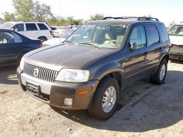 4M2YU911X7KJ00294 - 2007 MERCURY MARINER LU GRAY photo 2