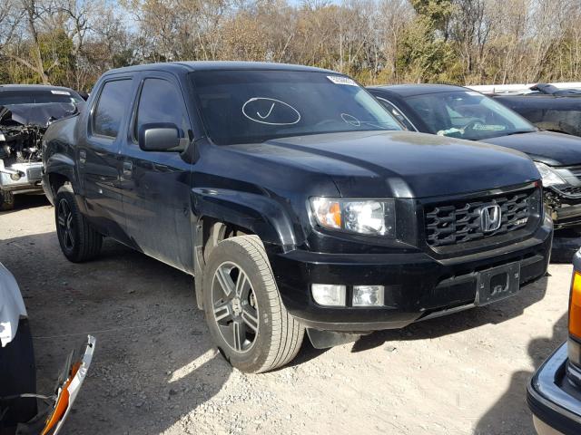 5FPYK1F71EB013458 - 2014 HONDA RIDGELINE BLACK photo 1