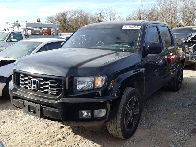 5FPYK1F71EB013458 - 2014 HONDA RIDGELINE BLACK photo 2