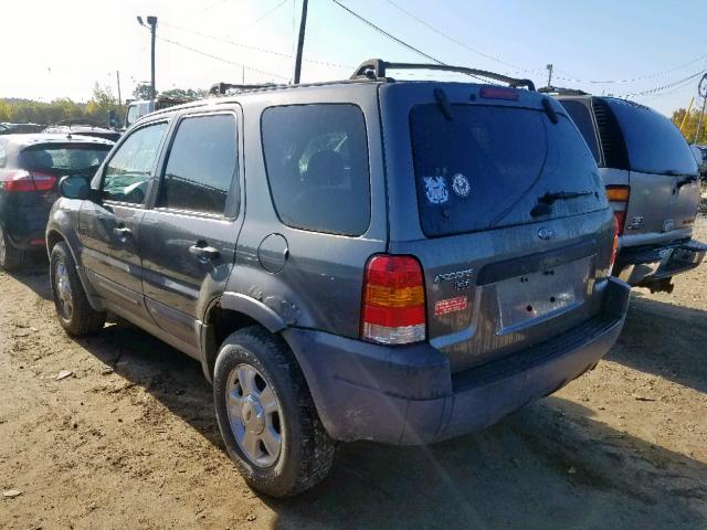 1FMYU93133KB58806 - 2003 FORD ESCAPE XLT GRAY photo 3