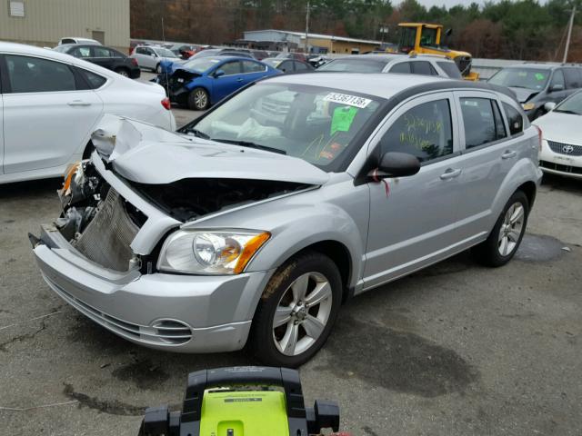 1B3CB4HA9AD532709 - 2010 DODGE CALIBER SX SILVER photo 2