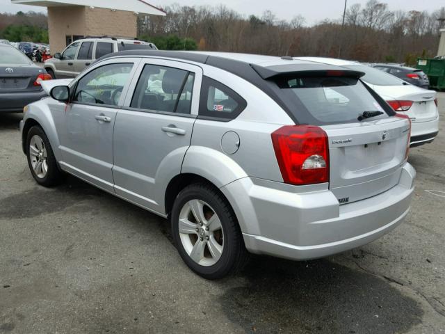 1B3CB4HA9AD532709 - 2010 DODGE CALIBER SX SILVER photo 3