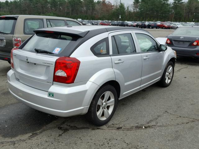 1B3CB4HA9AD532709 - 2010 DODGE CALIBER SX SILVER photo 4