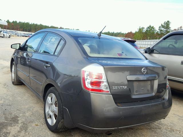 3N1AB61E28L638523 - 2008 NISSAN SENTRA 2.0 GRAY photo 3