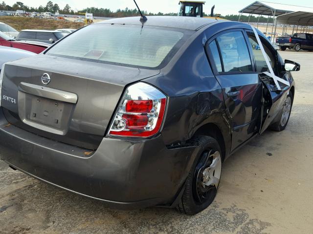 3N1AB61E28L638523 - 2008 NISSAN SENTRA 2.0 GRAY photo 4