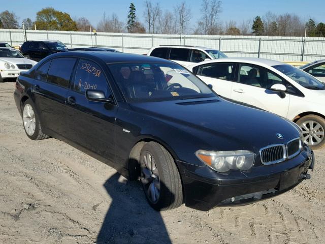 WBAGN63414DS46987 - 2004 BMW 745 LI BLACK photo 1