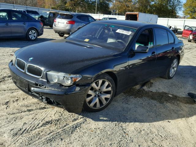 WBAGN63414DS46987 - 2004 BMW 745 LI BLACK photo 2