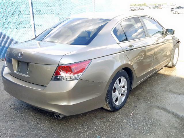 JHMCP26458C072688 - 2008 HONDA ACCORD LXP BROWN photo 4