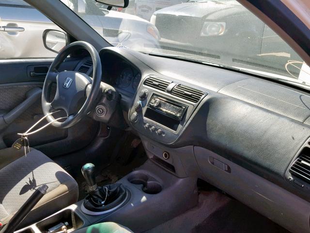 2HGES15293H557488 - 2003 HONDA CIVIC DX WHITE photo 9