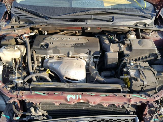 JTKDE177650023584 - 2005 TOYOTA SCION TC Tünd qırmızı foto 7