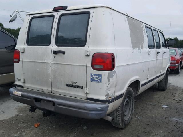 2D7JB21Y53K501151 - 2003 DODGE RAM VAN B2 WHITE photo 4