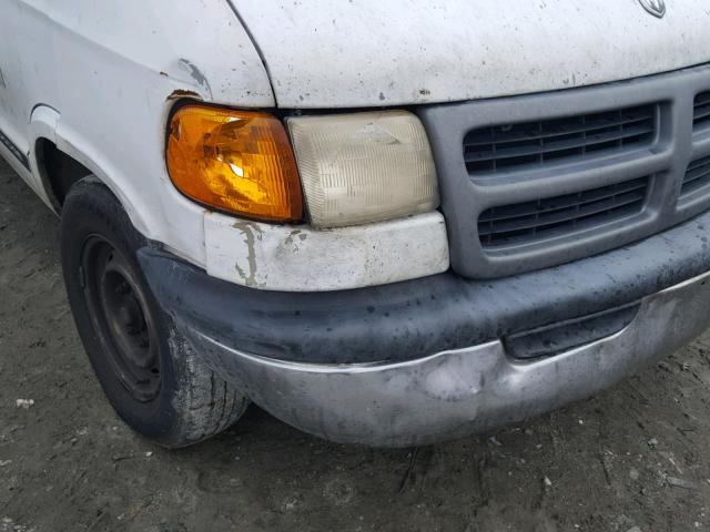 2D7JB21Y53K501151 - 2003 DODGE RAM VAN B2 WHITE photo 9