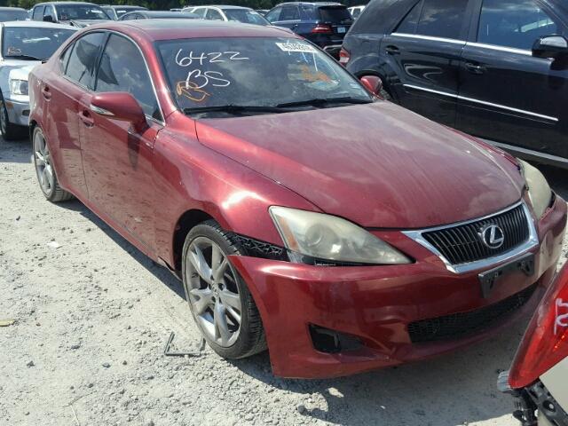 JTHBK262195100470 - 2009 LEXUS IS 250 RED photo 1