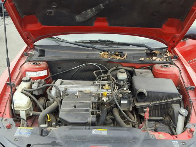 1G2NF52F42C110025 - 2002 PONTIAC GRAND AM S RED photo 7