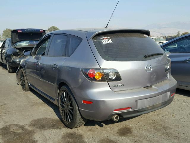 JM1BK343141186558 - 2004 MAZDA 3 HATCHBAC GRAY photo 3