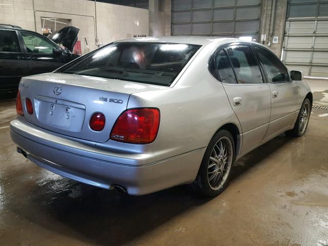 JT8BD69S410129766 - 2001 LEXUS GS 300 SILVER photo 4