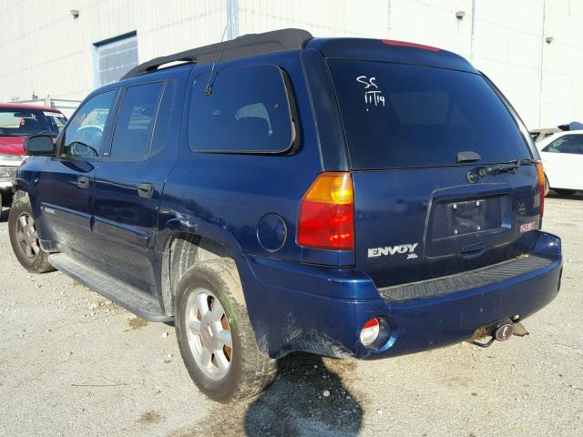 1GKET16S136216828 - 2003 GMC ENVOY XL BLUE photo 3