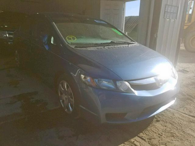 2HGFA1F53AH322680 - 2010 HONDA CIVIC LX BLUE photo 1