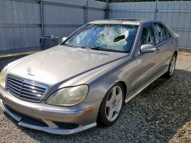 WDBNG75J43A348408 - 2003 MERCEDES-BENZ S 500 SILVER photo 2