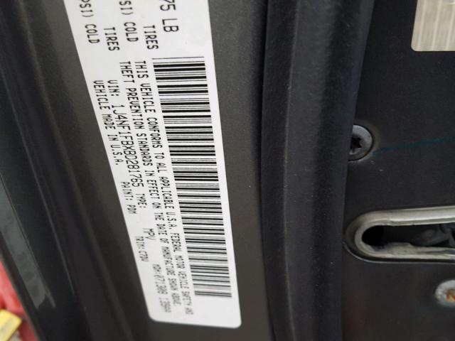 1J4NF1FBXBD281765 - 2011 JEEP COMPASS SP Boz foto 10